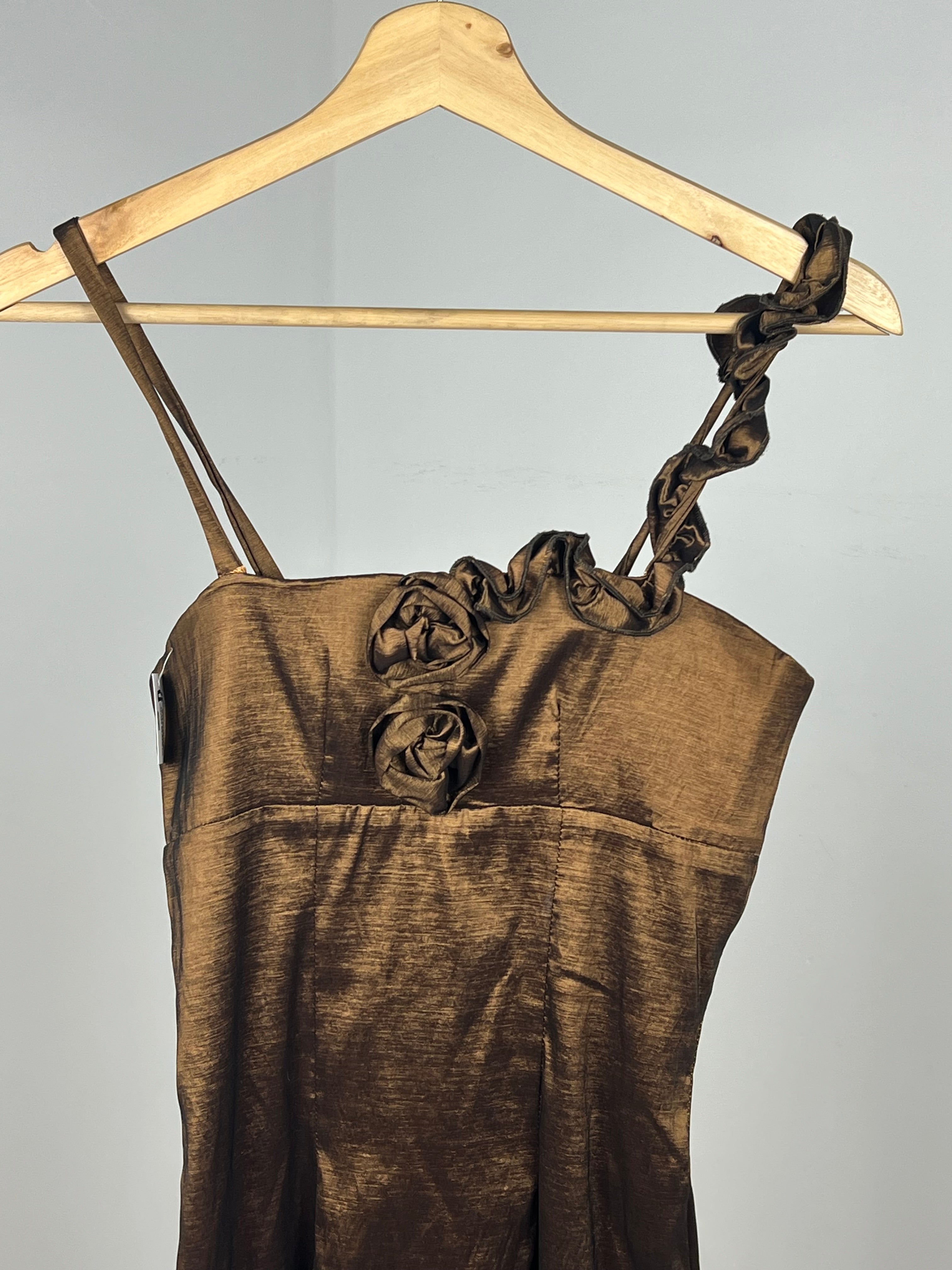 VESTIDO COBRÉ C9244