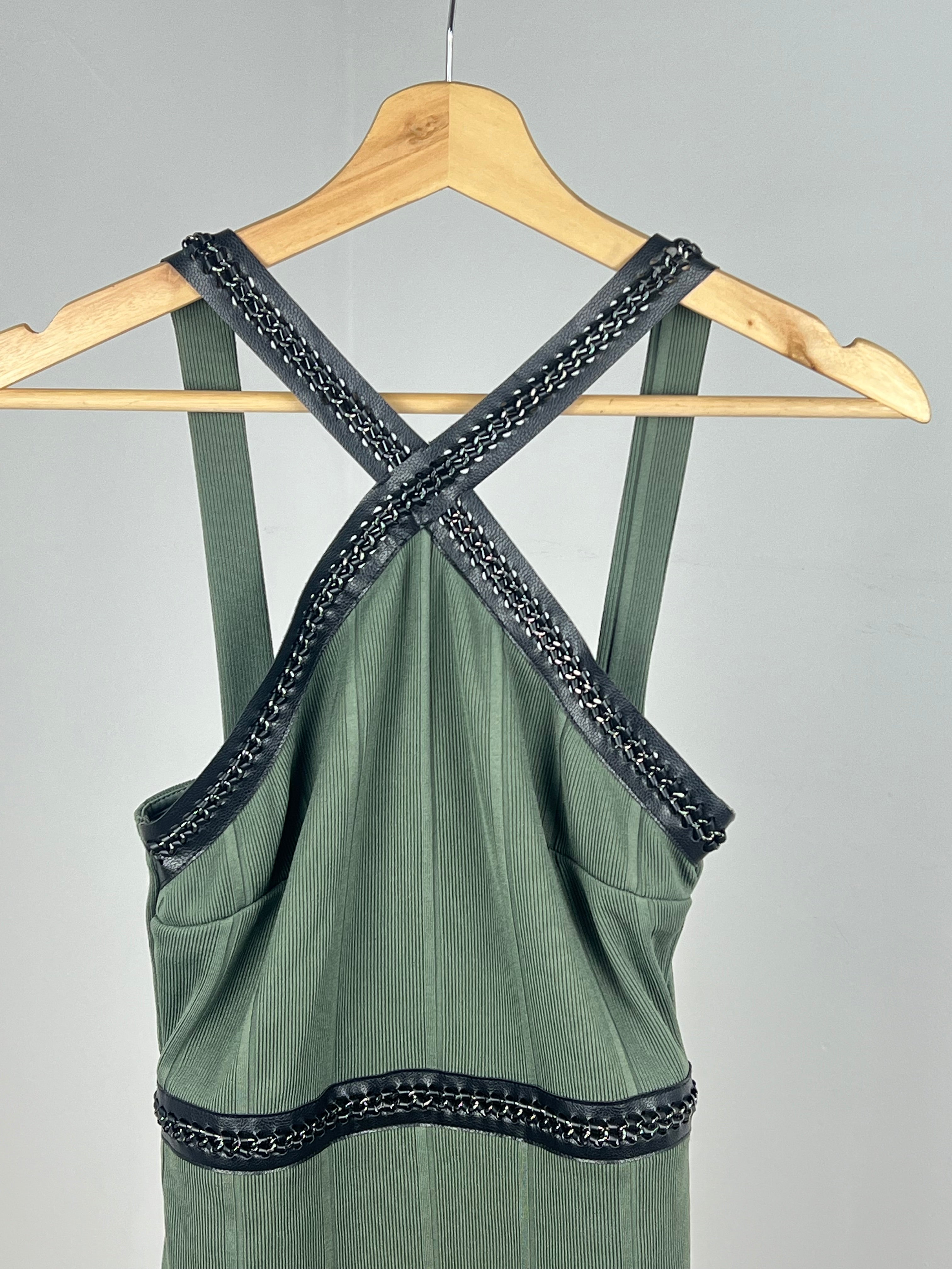 VESTIDO VERDE D4664