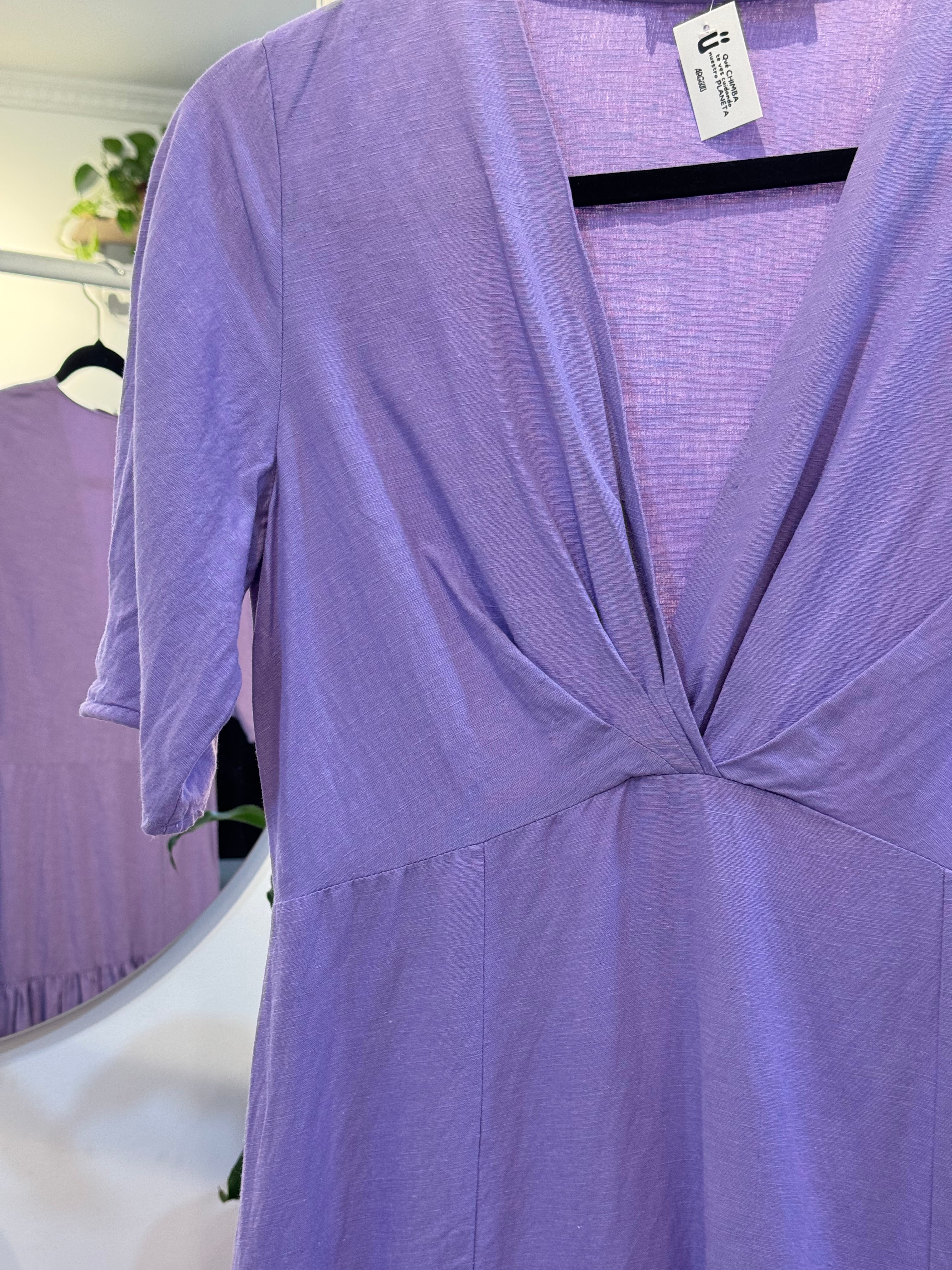 VESTIDO MORADO D4307